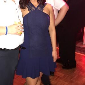 Navy blue cocktail dress size small